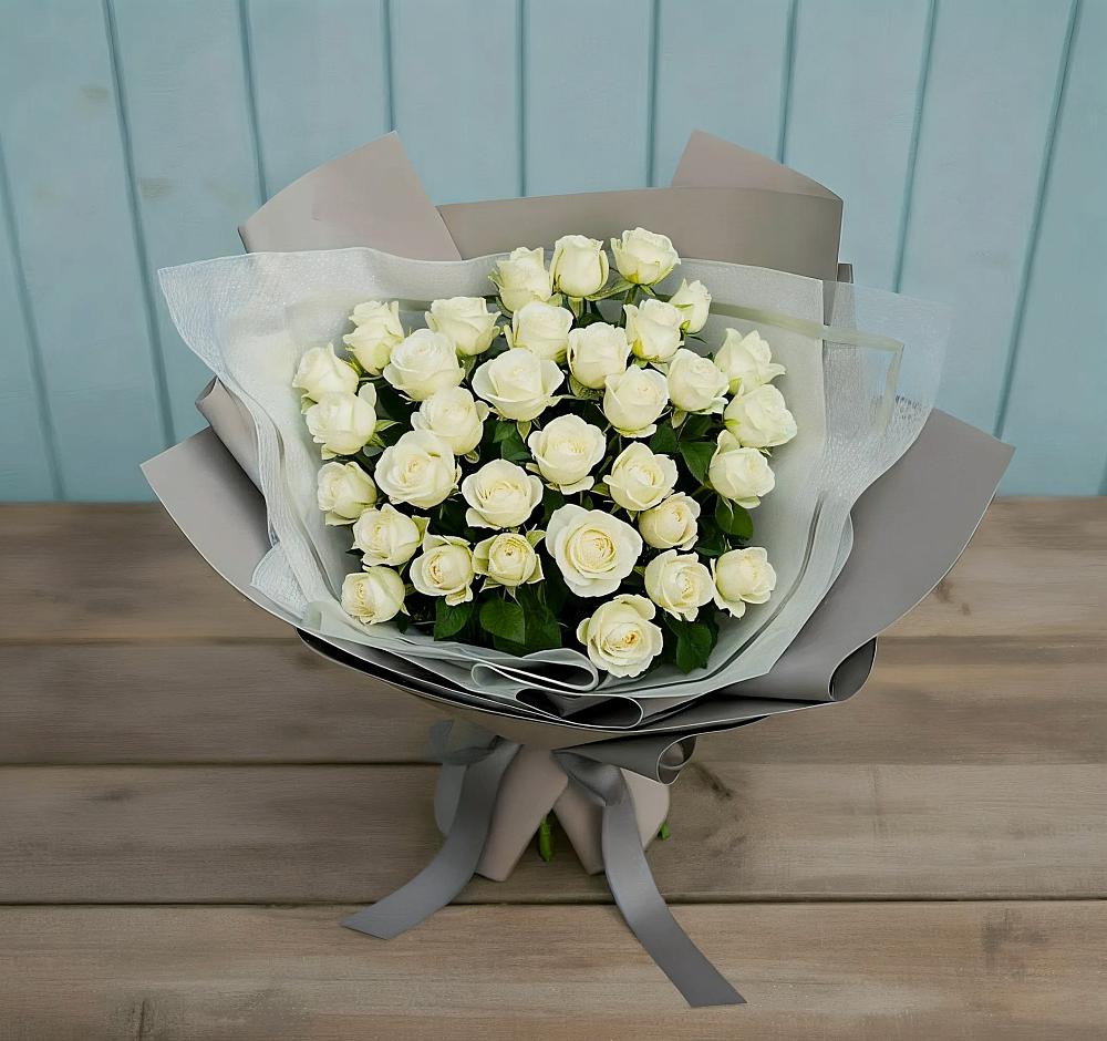 Букет Белоснежная нежность в Старой Торопе