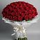 Букет 101 Красная роза Блэк Мэджик в Старой Торопе