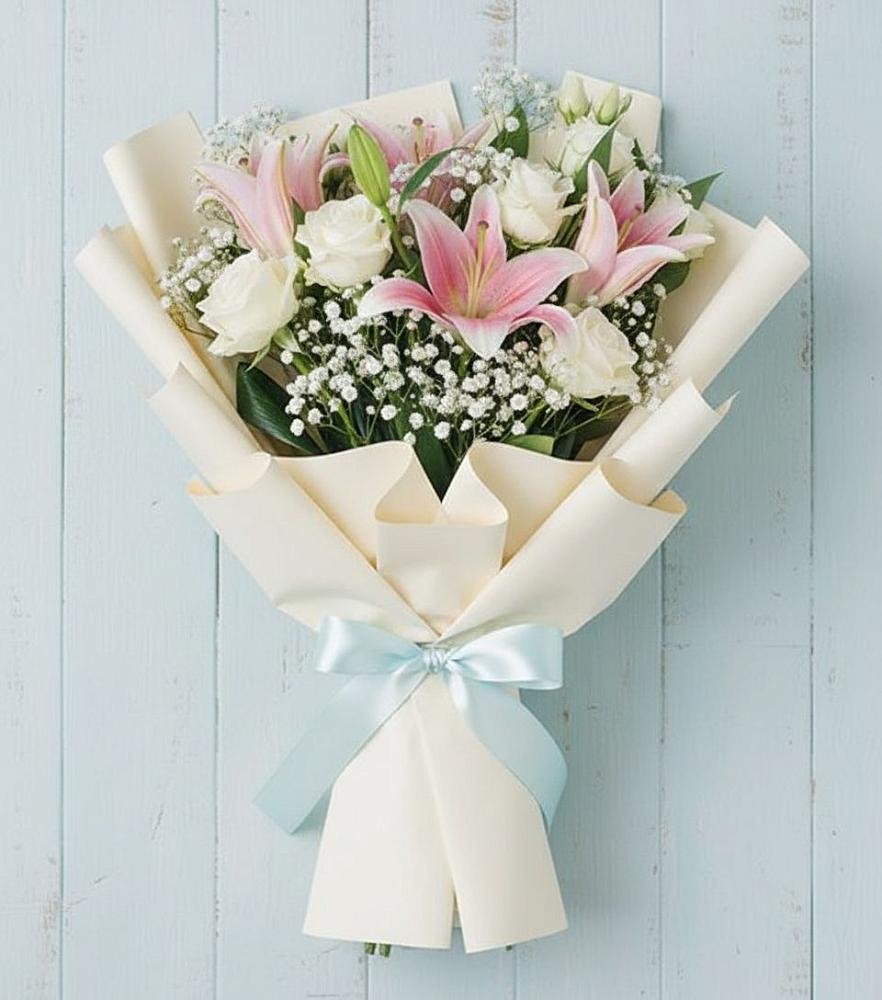 Букет цветов из: Лилии в Старой Торопе