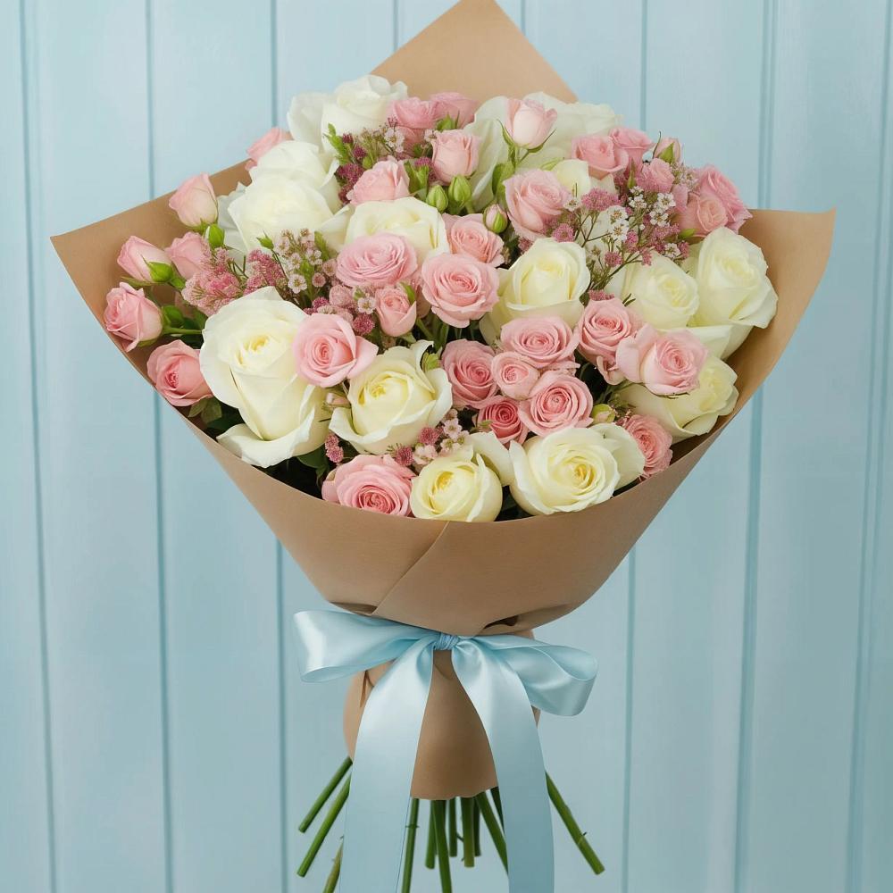 Букет цветов из: Розы в Старой Торопе