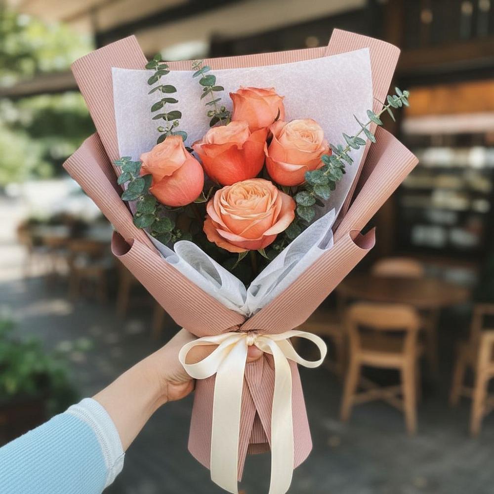 Букет цветов из: Розы в Старой Торопе