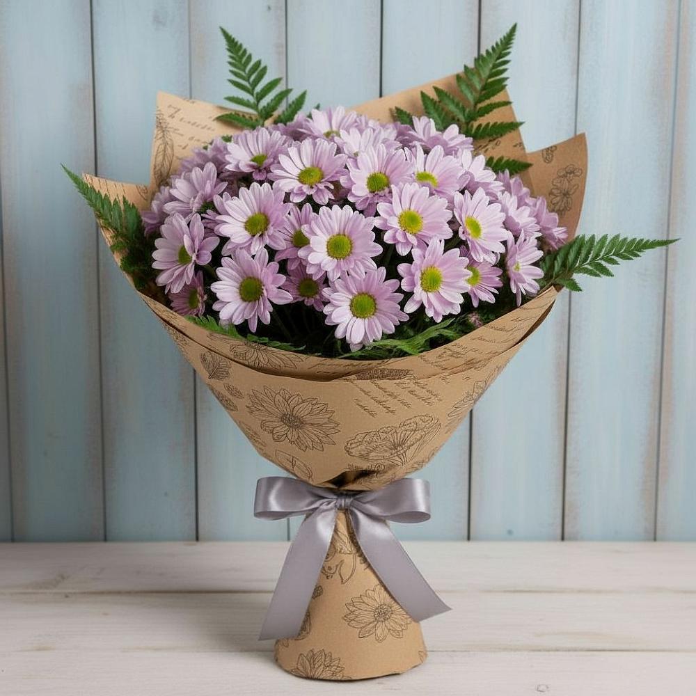 Букет цветов из: Хризантемы в Старой Торопе