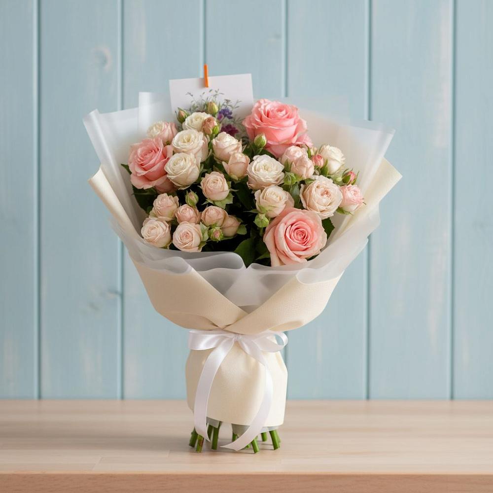 Букет цветов из: Розы в Старой Торопе