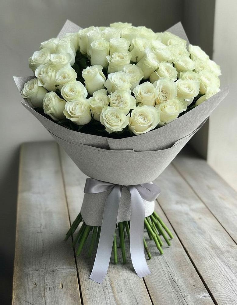 Букет 35 Белых роз в Старой Торопе