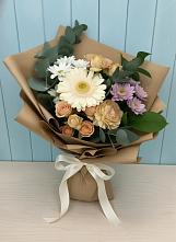 Букет цветов из:  Герберы и Хризантемы в Старой Торопе
