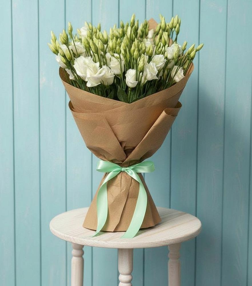 Букет цветов из: Лизиантусы в Старой Торопе