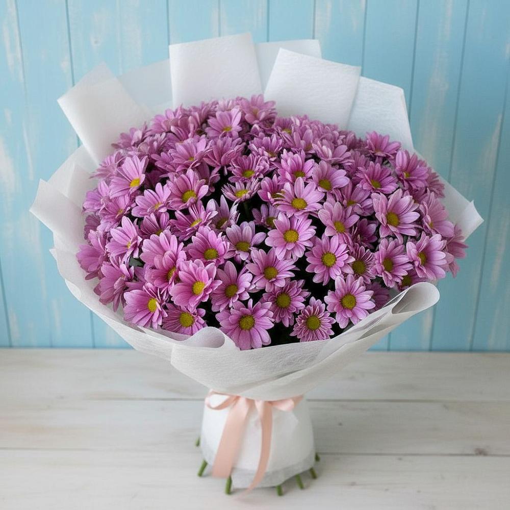 Букет цветов из: Хризантемы в Старой Торопе