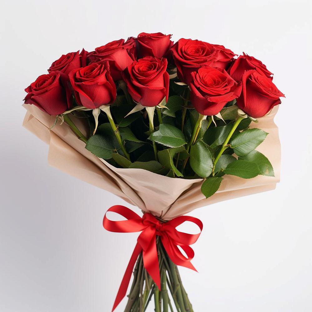 Букет 11 Красных роз Эдлесс Лав в Старой Торопе